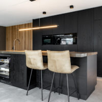 Moderne keuken met luxe woonkamer - Kwinten Interieurprojecten
