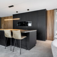 Moderne keuken met luxe woonkamer - Kwinten Interieurprojecten